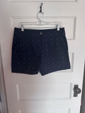 Nautica Navy Blue Anchor Women's Shorts Size 8